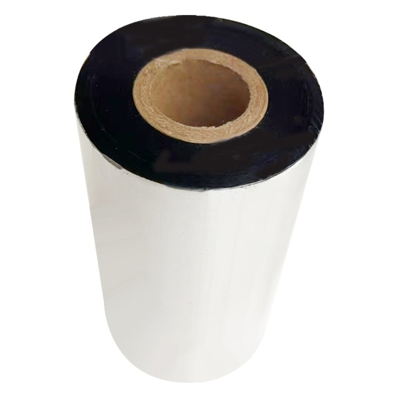 Zebra thermotransfer lint wax zwart 110mm x 450m